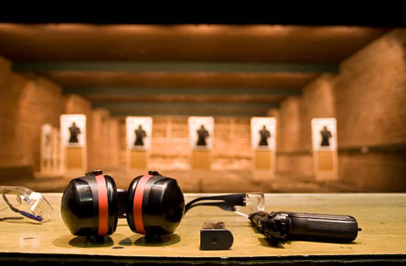 Photo of a shooting range